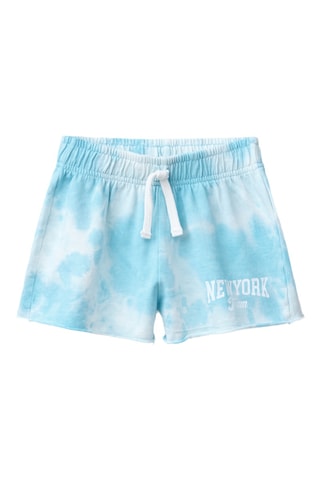 Short tie and dye - Blanc et ciel