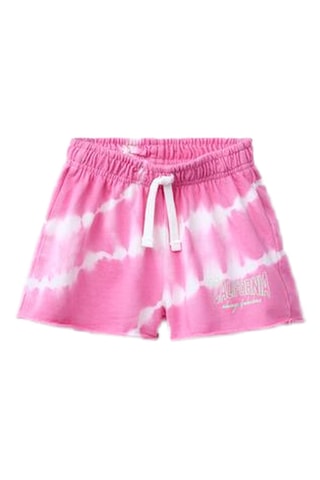 Short tie and dye - Blanc et rose