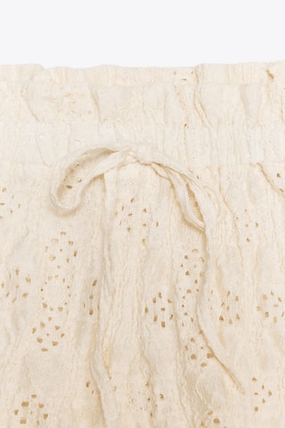 Short en broderie anglaise - Beige