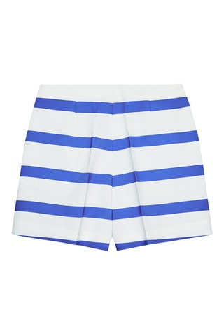 Short - Blanc et indigo