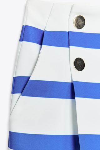 Short - Blanc et indigo