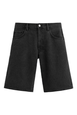 Short en jean - Noir