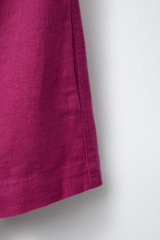 Short en lin - Fuchsia
