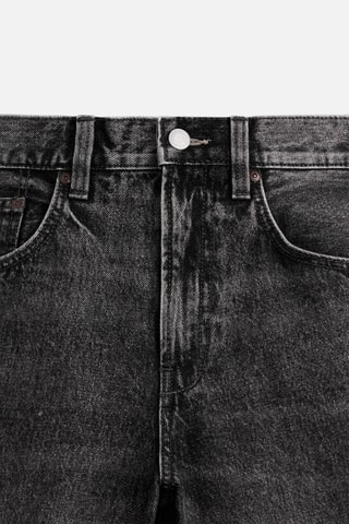 Short baggy en jean - Noir