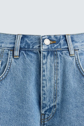 Short en jean - Ciel