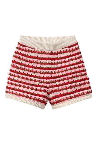 Short - Rouge et écru