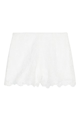 Short en dentelle - Blanc