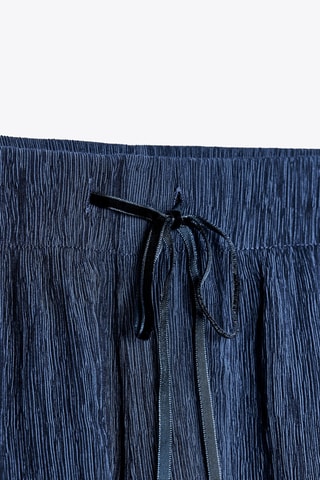 Short plissé - Bleu marine