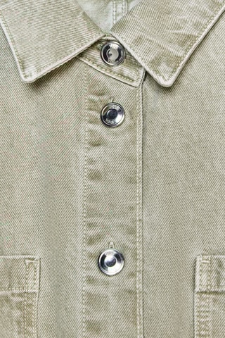 Combishort en jean - Beige