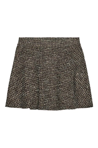Minijupe en tweed - Noir