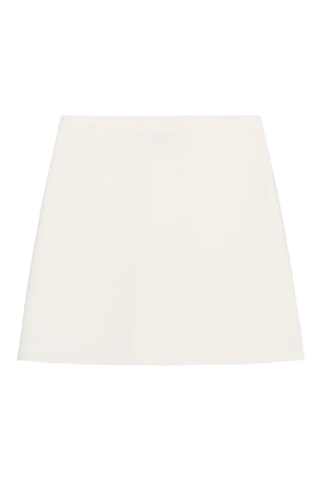 Jupe droite - Ecru