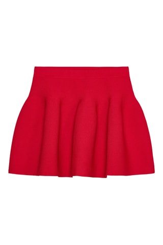 Jupe plissée - Rouge