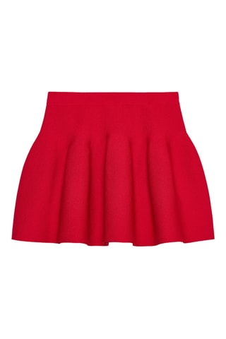 Jupe plissée - Rouge