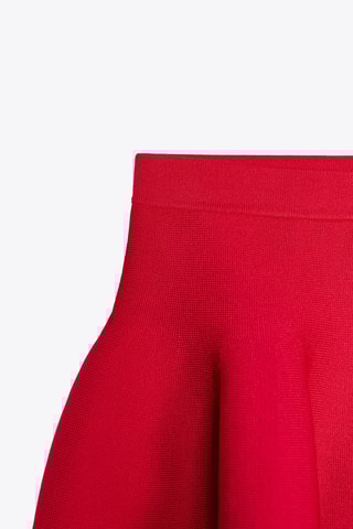 Jupe plissée - Rouge