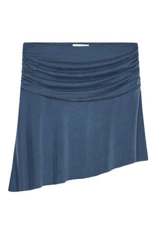 Jupe asymétrique - Bleu cobalt