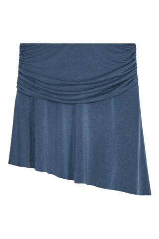 Jupe asymétrique - Bleu cobalt