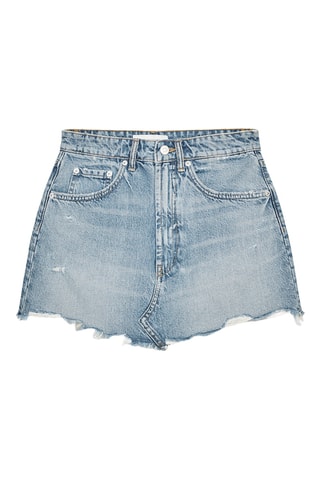 Minijupe en jean - Bleu clair