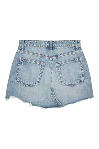 Minijupe en jean - Bleu clair