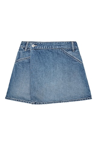 Jupe-short en jean - Bleu marine