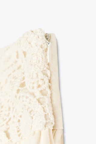 Jupe volantée - Ecru