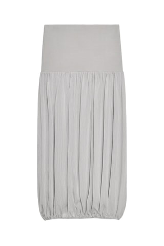 Jupe midi - Gris clair