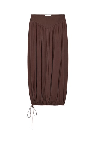 Jupe droite - Marron