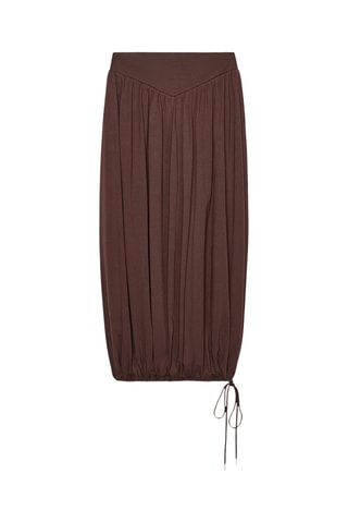 Jupe droite - Marron