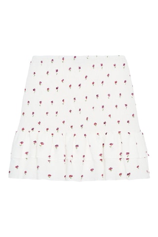 Minijupe - Blanc et violet