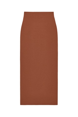 Jupe longue - Rouge brique