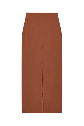 Jupe longue - Rouge brique