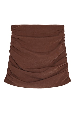 Jupe droite - Marron