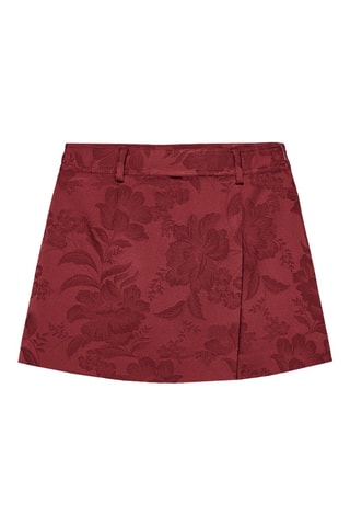 Jupe-short - Rouge brique