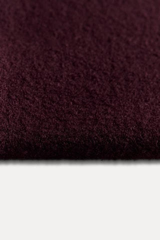 Jupe droite en laine - Marron