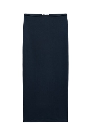 Jupe fourreau - Bleu marine