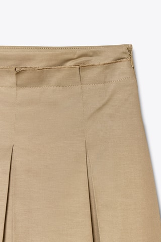 Jupe plissée - Beige