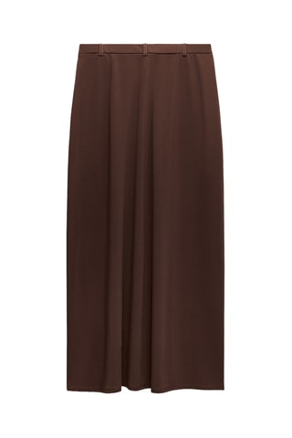 Jupe droite - Marron