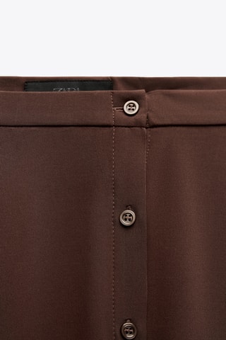 Jupe droite - Marron