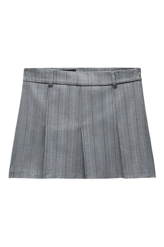 Jupe plissée - Gris