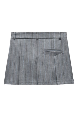 Jupe plissée - Gris