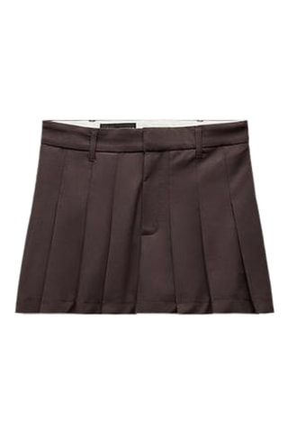 Jupe-short - Marron