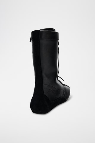 Bottines en cuir - Noir