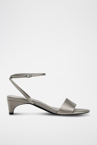 Sandales à talons - Gris clair