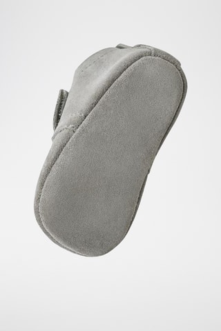 Chaussons en nubuck - Gris foncé