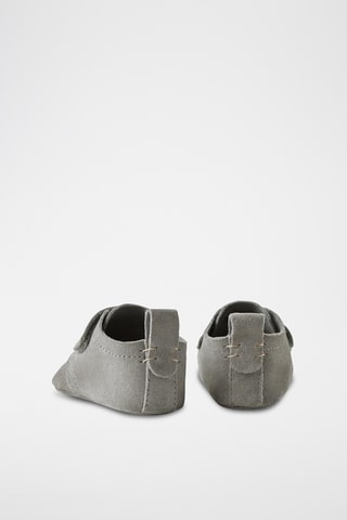 Chaussons en nubuck - Gris foncé