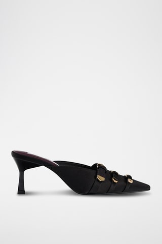 Mules à talons - Noir