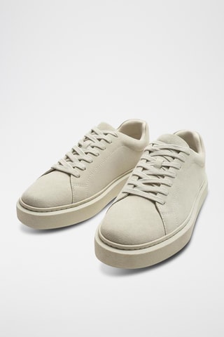 Baskets en cuir - Gris clair