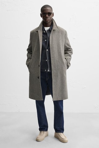 Mocassins en nubuck - Ecru