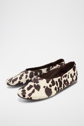 Ballerines - Blanc et marron