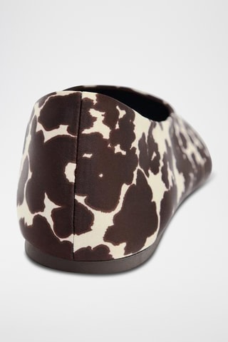 Ballerines - Blanc et marron