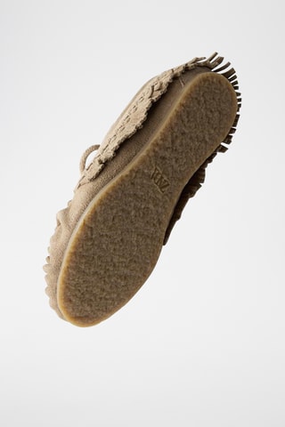 Mocassins en nubuck - Beige